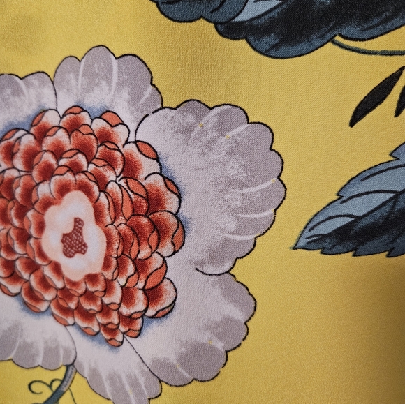 Loft Outlet Yellow Floral Dress - Picture 4 of 4